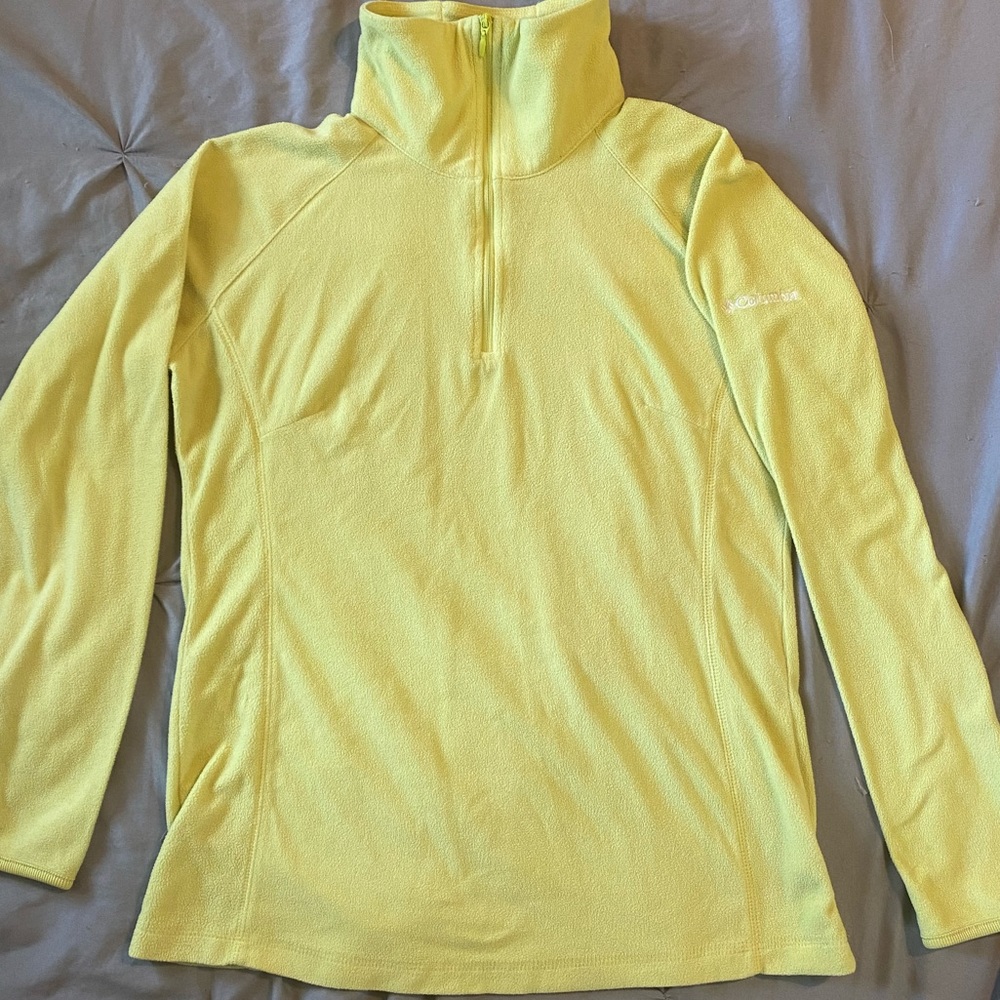 Quarter zip Columbia fleece jacket